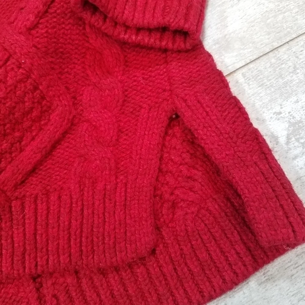 Lands End Thick Chunky Turtleneck Sweater